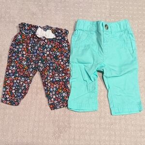 Cat & Jack and Carter's | 3m Bundle Baby Pants